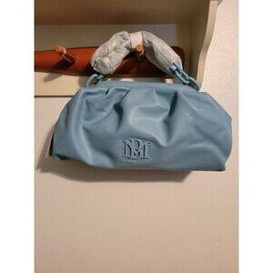 Light Blue Badgley Mischka Clutch Bag